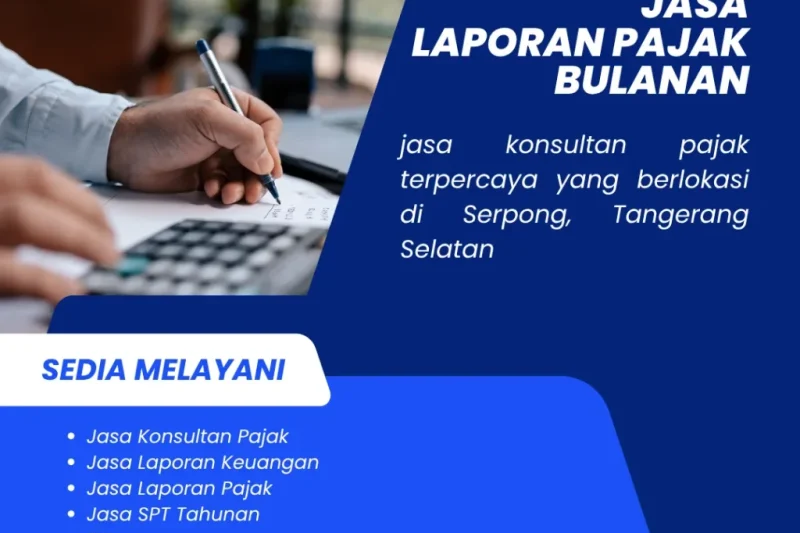 Jasa Laporan Pajak Bulanan