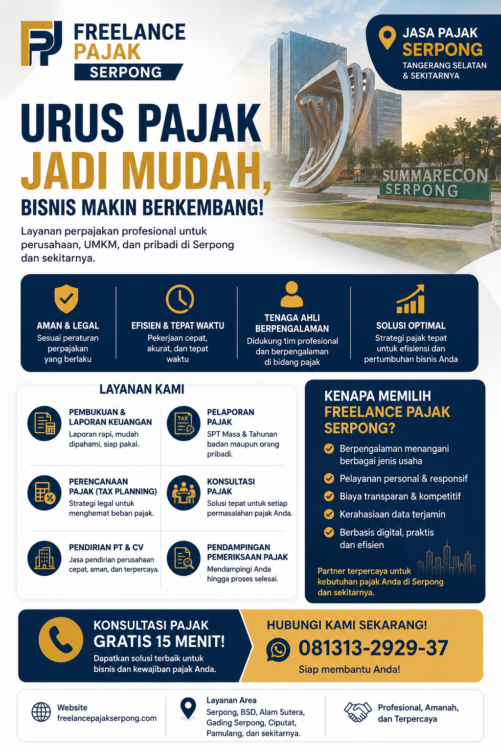 cara bayar pajak murah jasa pajak serpong