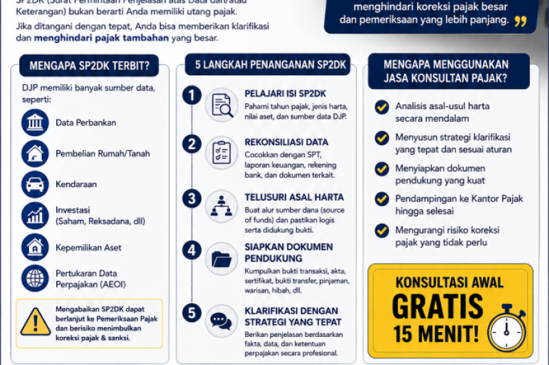 SP2DK konsultan pajak Serpong